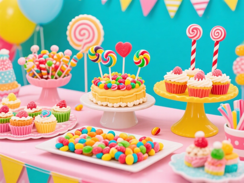 学会制作创意糖果派对甜品:让你的聚会更精彩! 用糖果打造创意甜品,是一场对视觉和味觉的双重享受。