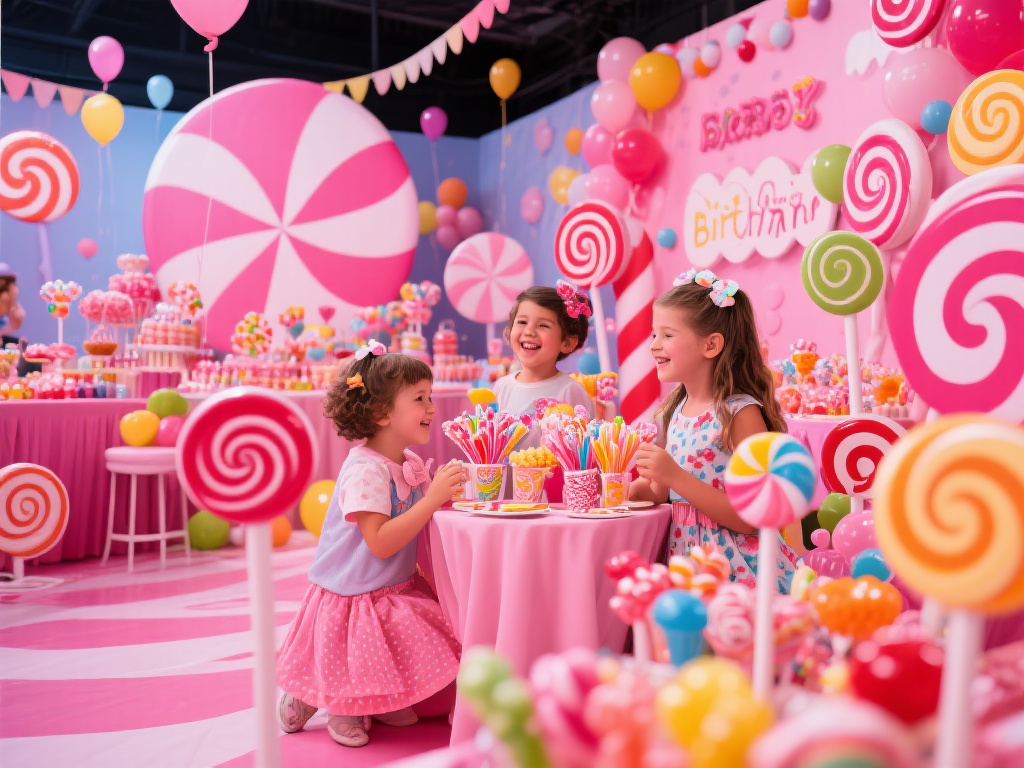 独特的糖果主题派对正在成为庆祝活动的新宠，不论是孩