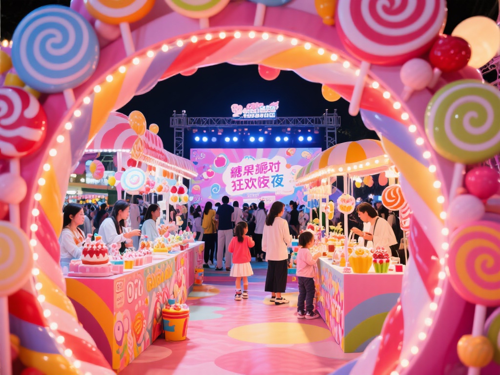 嵊州糖果派对狂欢夜,甜蜜开启梦幻新体验 多元体验场景,打造沉浸式氛围
嵊州糖果派对狂欢夜