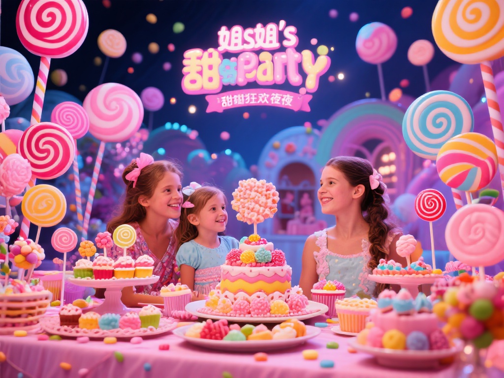 寻找一场充满甜蜜与梦幻的冒险？糖果派对不仅是一场美