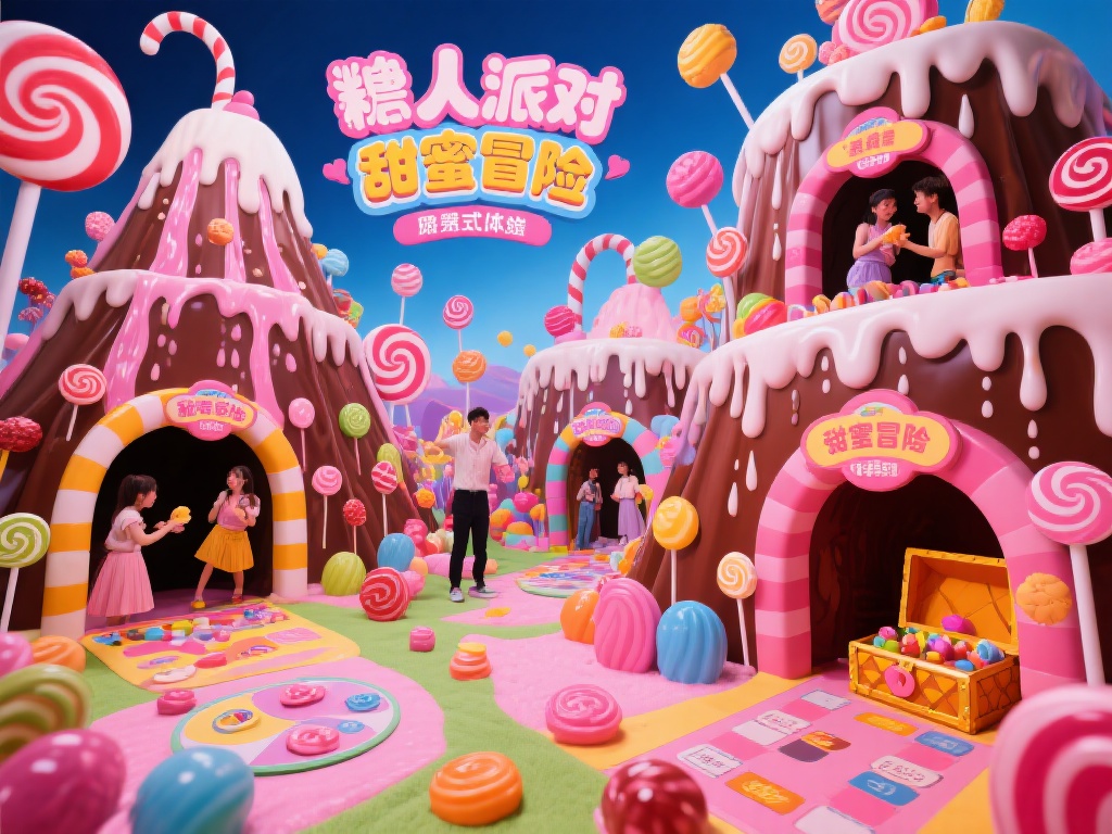 糖果人派对并不简单，它以“甜蜜冒险”为核心主题，通