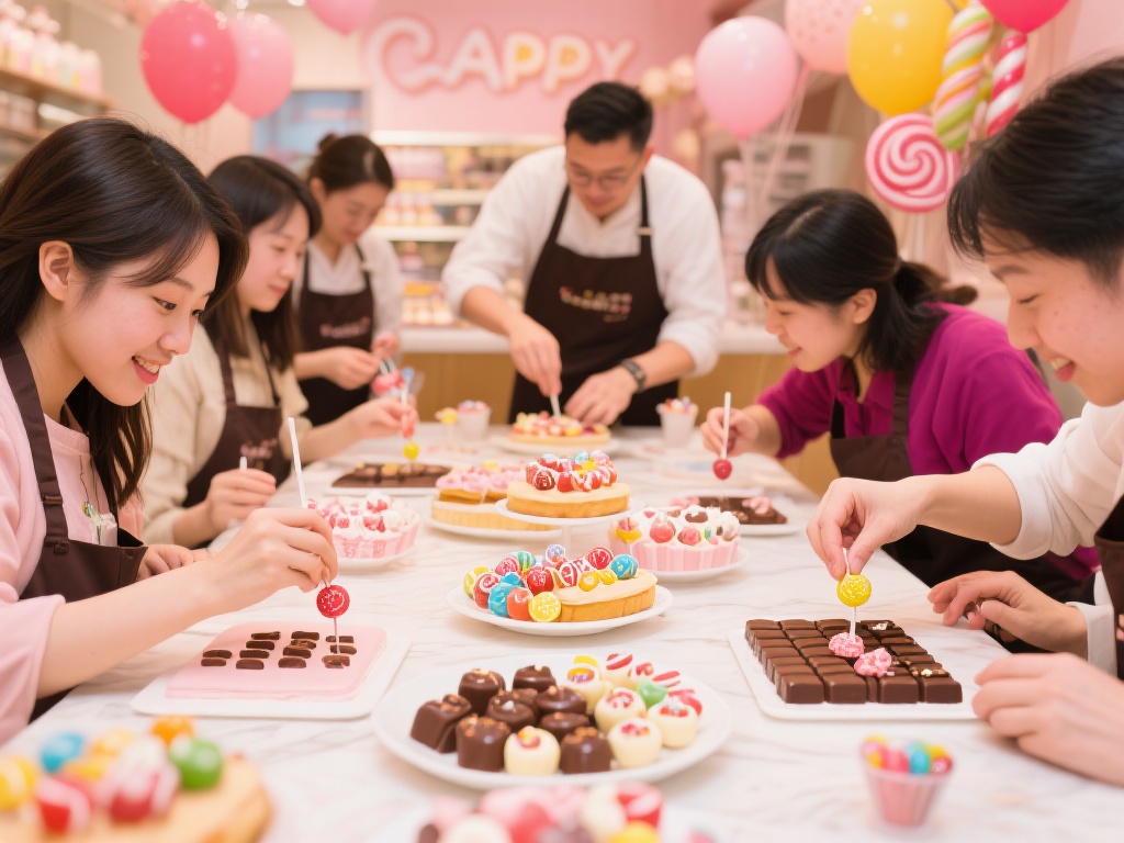 糖果派对不仅仅是品尝的盛宴，更是一场让你亲自动手的