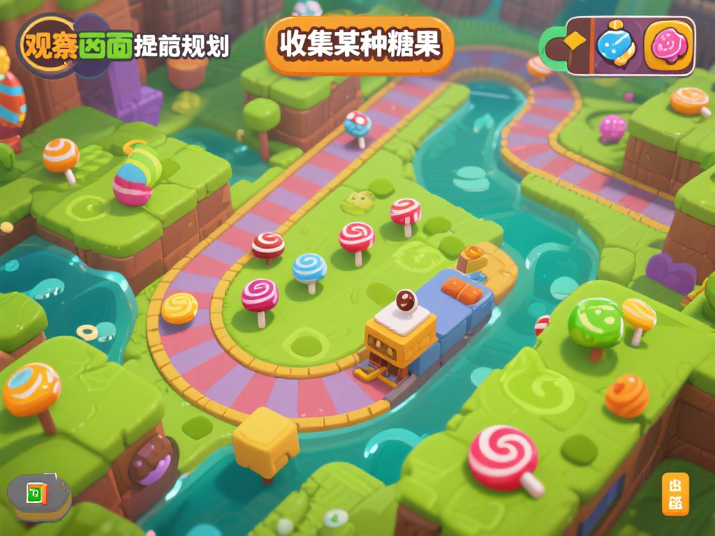 观察局面，提前规划
切勿急于行动，每一关卡的地图