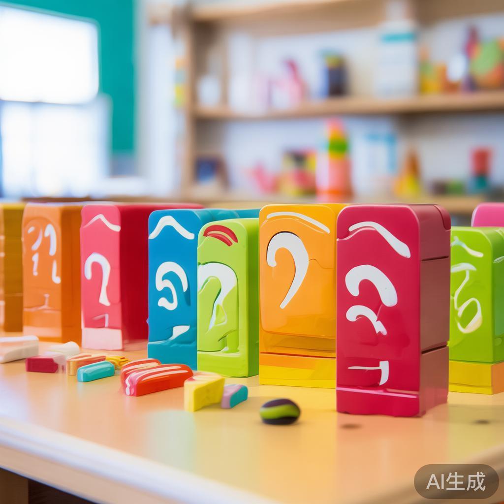 糖果形状排序游戏
通过不同形状的糖果模型，让幼儿