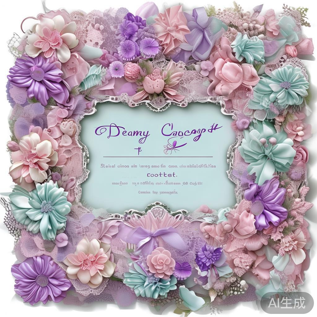 梦幻糖果森林 Lolita风格甜美派对邀请邀你共度童话甜蜜时光 在设计派对邀请时,巧妙融合“梦幻糖果森林”与“Lo