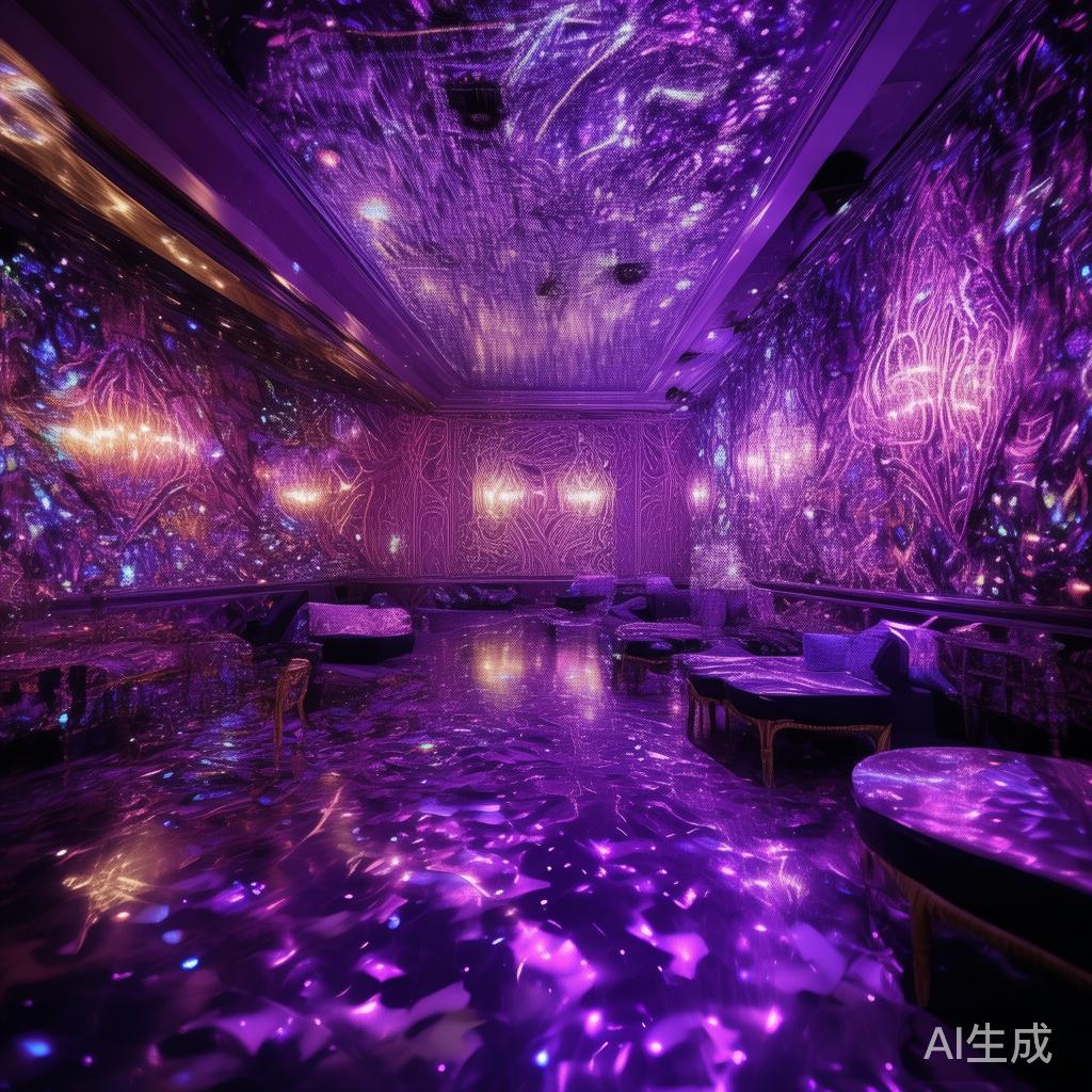 此类派对以“紫色”为核心色调，紫色象征神秘与优雅，