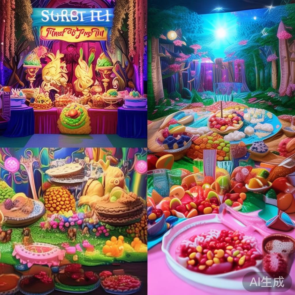 必发糖果派对:甜蜜盛宴与欢乐无限的精彩狂欢体验 不同的糖果主题设计为派对增添了无限趣味。例如,有“
