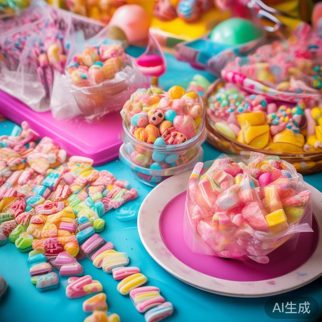 在糖果派对中，关键在于“美味的享受”与“趣味互动”