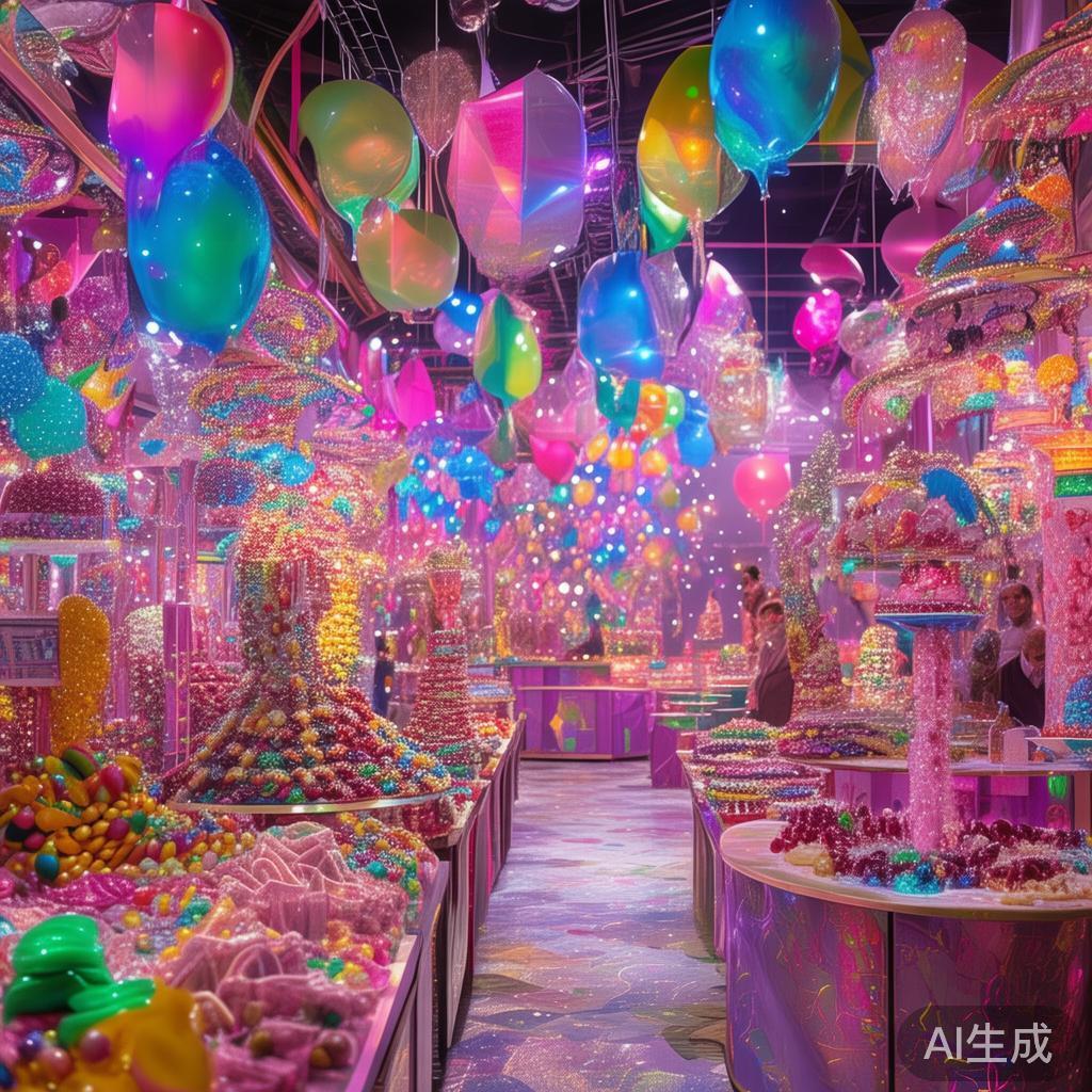 糖果派对不仅是一场简单的甜品盛宴，更是一个充满创意